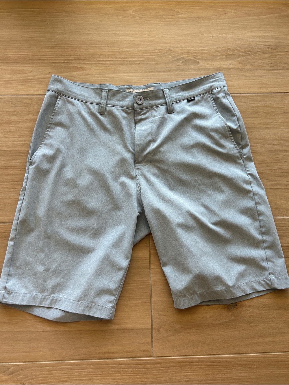 Travis Mathew Men's Light Blue Flat-Front Shorts